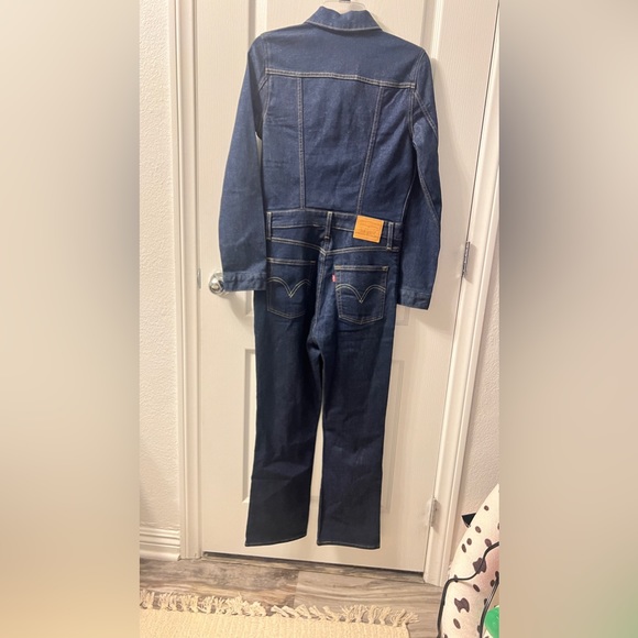 Levi’s All in Kickflare Jumpsuit in Tricked out Medium wash Small size - Picture 7 of 16